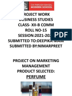 Project Work Business Studies Class-Xii-B Comm Roll No-15 SESSION:2021-2022 Submitted To:Deepika Mam Submitted By:Nimarpreet