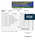 Cetak Laporan KHS Mahasiswa