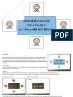 Interaktion Blicktafelbuch