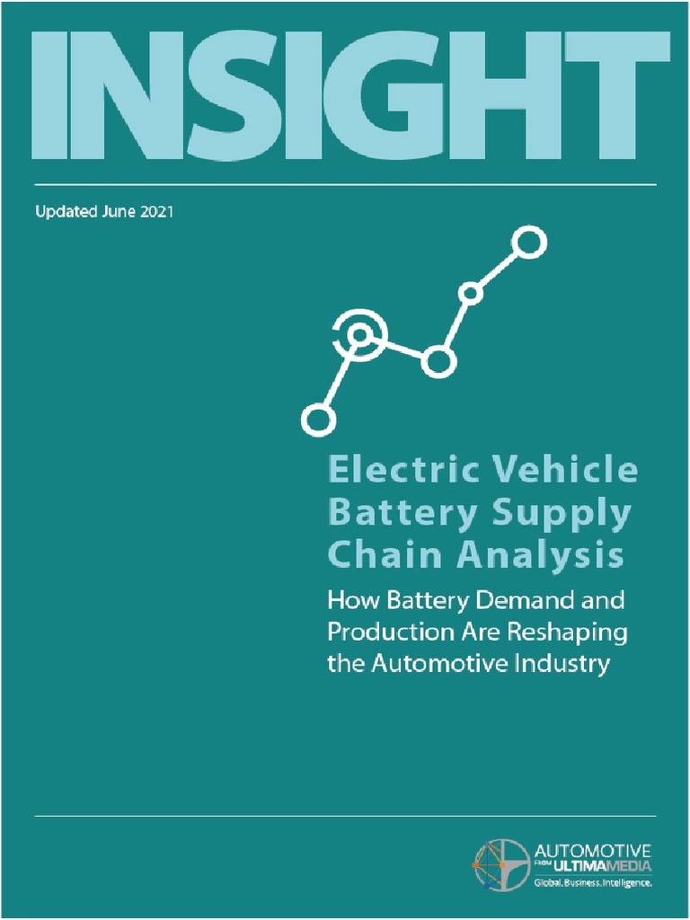 Electric Vehicle Battery Supply Chain Analysis | PDF | Electric Vehicle |  Plug In Hybrid