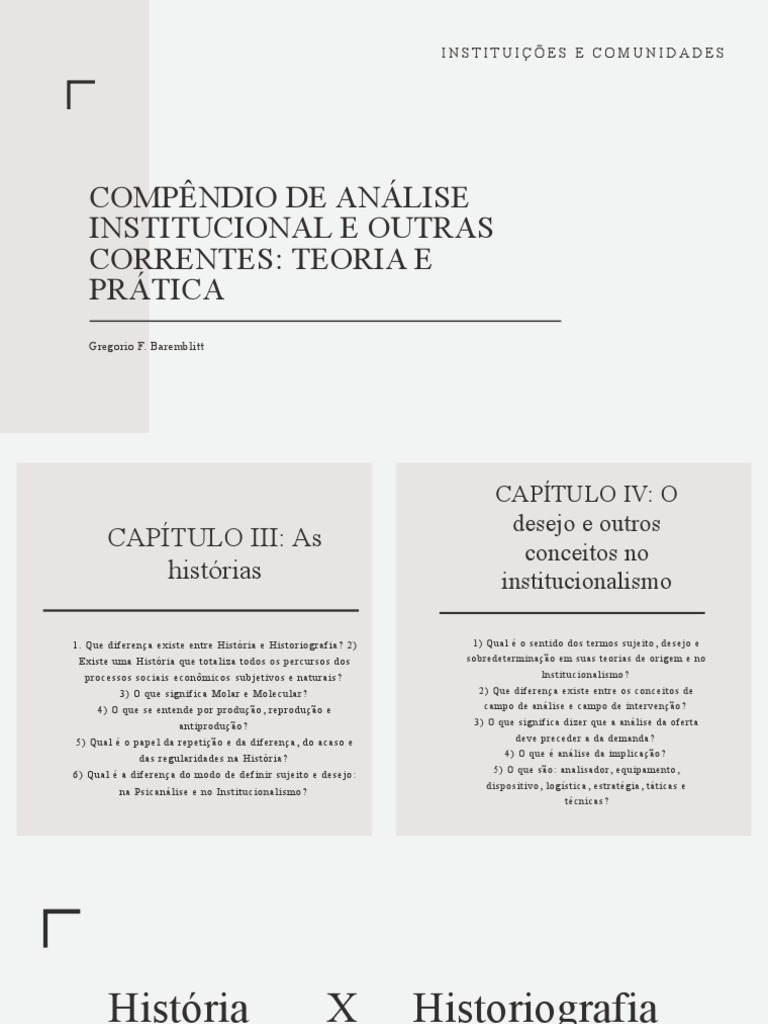 Image Result For Compndio De Anlise Ins Ucional E Outras Correntes Teoria
