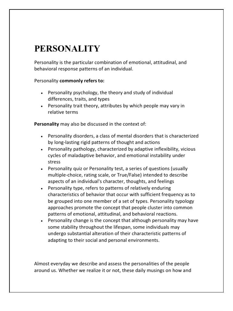Personality determinants in organisational behaviour picture