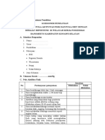 Kuesioner Penelitian Hubungan Pola Aktivitas Fisik dan Diet dengan Hipertensi