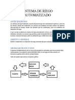 Sistema de Riego Automatizado