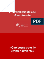 Taller Emprendimientos de Abundancia