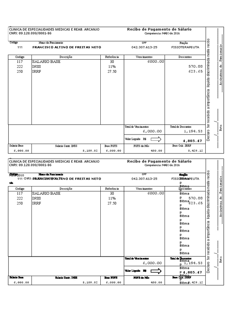 Contra Cheque | PDF