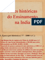 FASE HISTORICA DOS ENSINAMENTOS DA INDIA