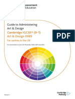 0989 Y20 22 Ot Guide To Administering Art and Design