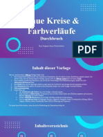 Blaue Kreise & Farbverläufe - Durchbruch by Slidesgo