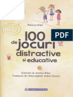 100 de Jocuri Distractive Si Educative