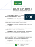 Decreto Toque de Recolher