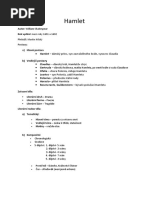 William Shakespeare - Hamlet Rozbor Díla K Maturitě | PDF