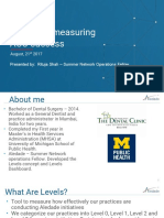 Levels For Measuring ACO Success: August, 21 2017 Presented By: Rituja Shah - Summer Network Operations Fellow