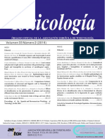 Revista de Toxicología Volumen-33-Número-2-2016