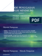 Metode Penugasan Minimum