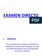 Examen Directo