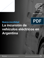Vehículos eléctricos en Argentina aumentan 133% en 2021