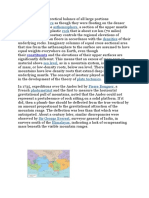 Earth's Lithosphere Asthenosphere Rock Densities: Isostasy, Ideal Theoretical Balance of All Large Portions