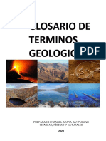 Glosario - de - Terminos - Geologicos Emanuel Araya Campusano