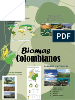 Afiche de Los BIomas de Colombia