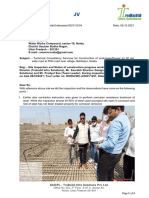 Letter No 34 Site Inspection Report 09-10-21