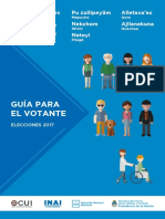 Pueblos Originarios - Guia para El Votante - Castellano - Lectura Vertical