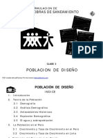 Poblacion de Diseño - 2006 - 2