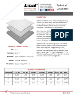 AlphaPyramid Foam Acoustical Solution Data Sheet