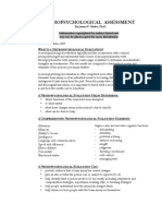 Neuropsycho Assessments