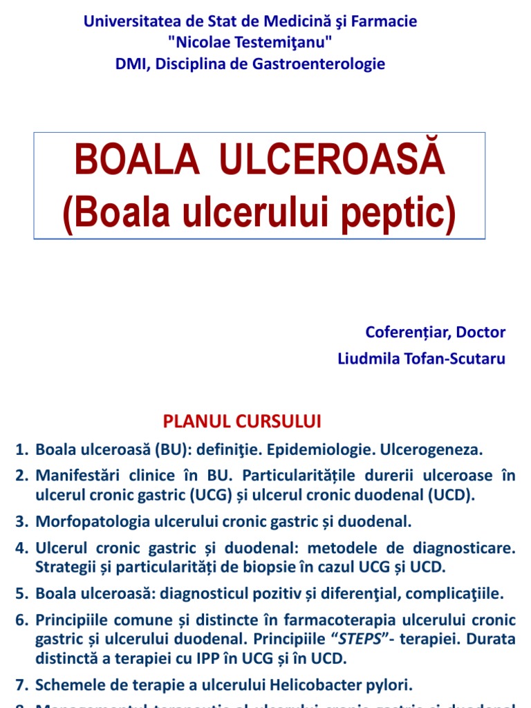 Ulcerul Peptic | PDF