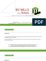 Treasury Bills WMA: Institute of Management Sciences
