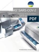 Vidas Sars-Cov-2: Two Immunoassay Tests To Detect Igm & Igg Antibodies