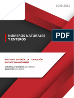 Numeros Naturales y Enteros