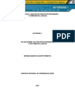 Identificación y análisis de circuitos integrados y compuertas lógicas