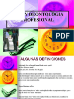 Etica y Deontologia Profesional