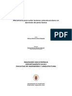 Mecanismo para evitar lesiones en press banca