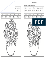 Inmultirea Cu 1(Colorăm Dupa Indicatii)