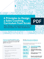 6 Principles To Design A Sales Coaching Curriculum From Scratch