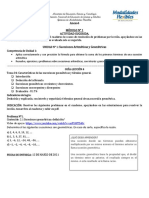 Guía de actividades para sucesiones aritméticas y geométricas