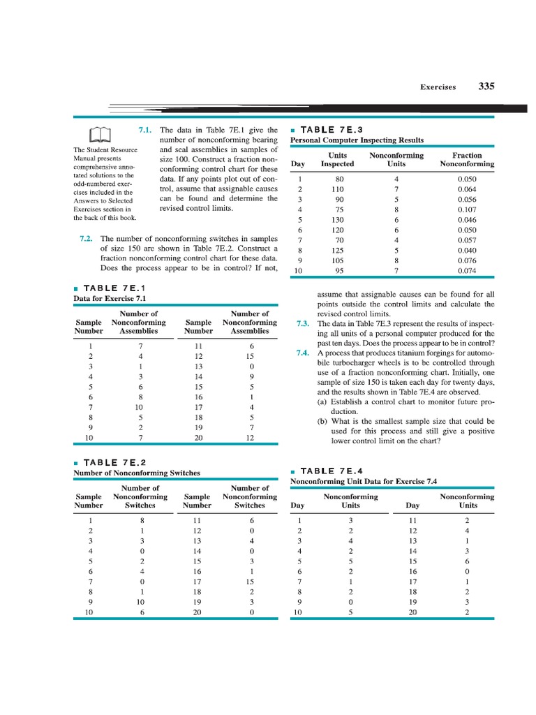 CH 07 - Exercises | PDF