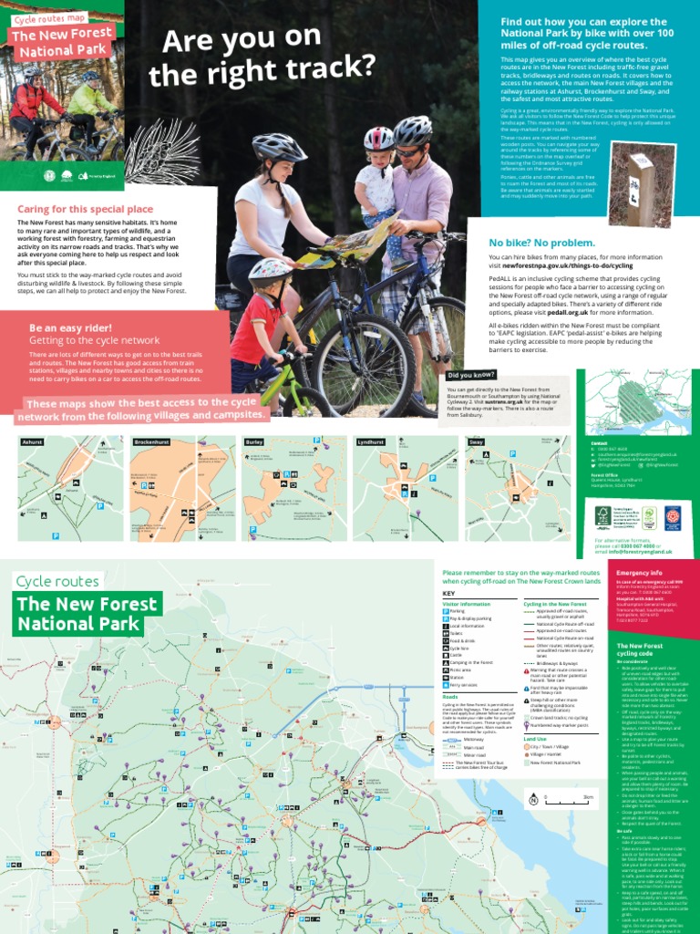 new forest circular cycle routes