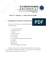 PROFORMA - B.Tech. - Project Report - 2012