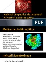 Aplicații Terapeutice Anticoagulant Și Fibrinolitic