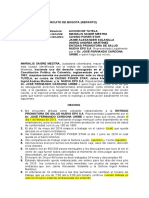 Tutela Marialis Sagre Mestra vs. Nueva Eps S.A Licencia de Maternidad