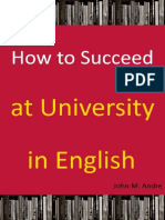 1.how To Succeed at University in English