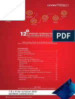 Programa Xii Congreso Internacional de Investigación Uvm 2021