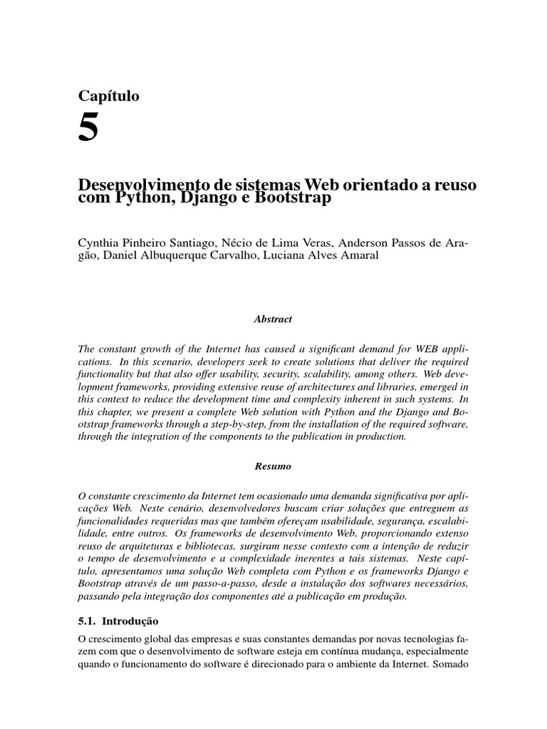 Desenvolvimento Web com Python e Django | PDF | Model-View – Controller ...