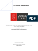 Informe de Evaluación Neuropsicológica