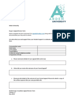 QA 24b - Stage 2 Formal Academic Appeal Review Form v1.1