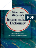 Merriam Websters Staff - Merriam-Webster's Intermediate Dictionary-Merriam Webster, U.S. (1998)